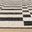 Harlow Blocks and Stripes Beige/ Black Area Rug-251161879