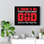 Our Unseen God 1 John 4:20 - Wrapped Canvas Print-1688071472