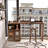 Minimalist Rectangular Solid Wood Bar Table