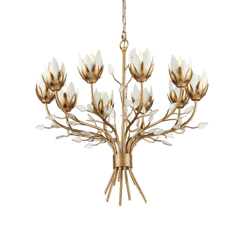 Star Magnolia Chandelier, 26.25'' H X 26.25'' W X 26.25'' D