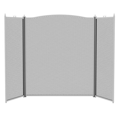 3 Panel Steel Fireplace Screen