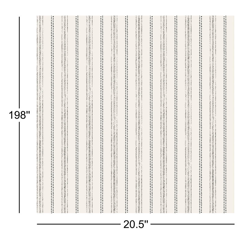 Papier peint adhésif à rayures nautiques, Gris anthracite / coton