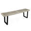 Banc de patio avec pieds en fer-1261191061