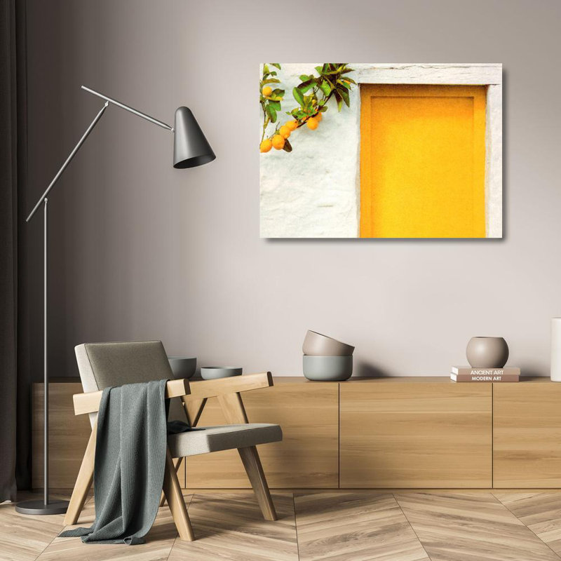 Citrons avec porte jaune IMA-M476, H 17 po x l 24 po