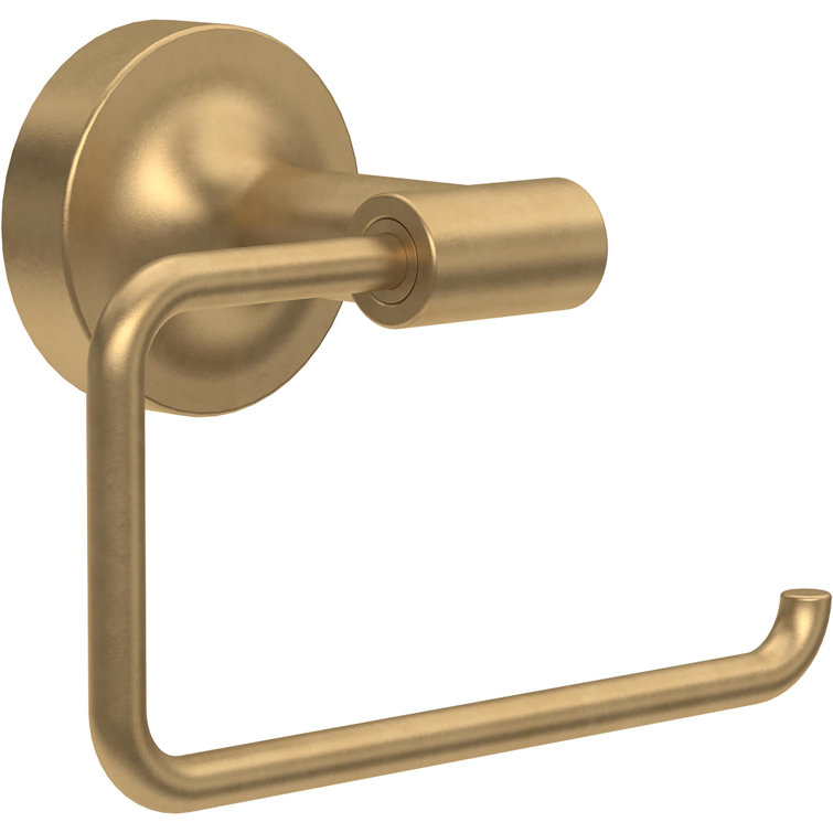 Franklin Brass 47664-BB Free Standing Toilet Paper Holder Finish: Brushed Gold