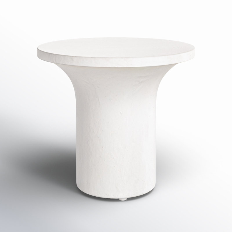 Twiggy Moulin Low End Table-Plaster Molded Conc
