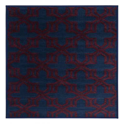 Machine Washable Trellis Gray Area Rug