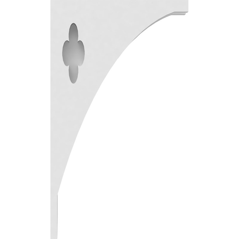 1 7/8"W X 7 1/2"D X 13"H Turner Architectural Grade PVC Corbel, 13" H x 7.5" W x 1.875" D