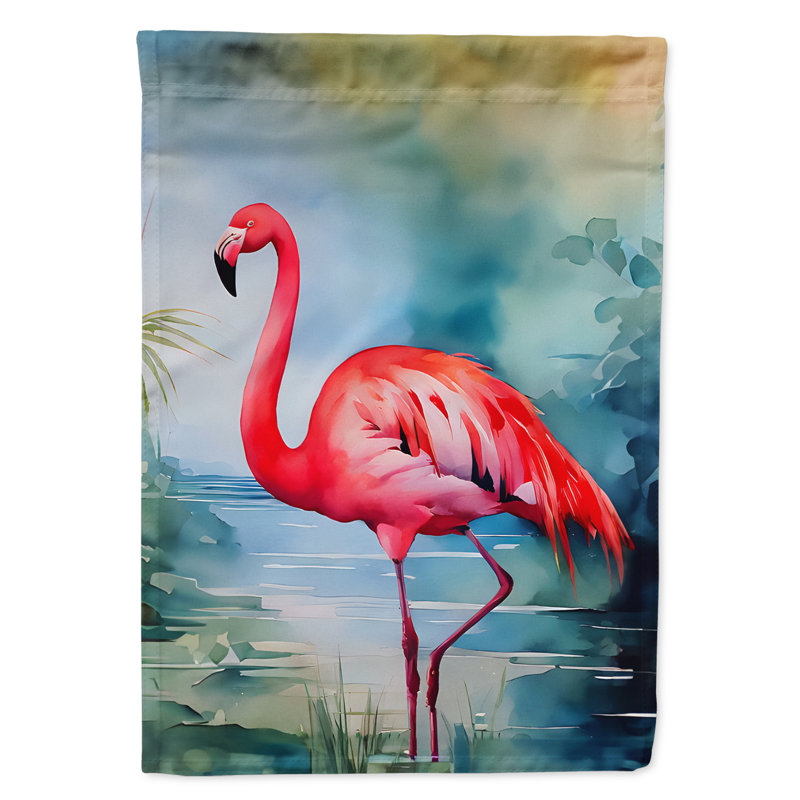 Drapeau de jardin double en polyester H 15,5 po x l 11,25 po
