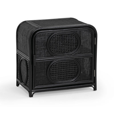 Tina Natural Rattan Nightstand
