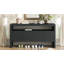 Buffet en placage de bois massif moderne minimaliste avec tablette ouverte