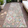 Machine Washable Indoor/Outdoor Husby ACN2207 Bohemian Rug