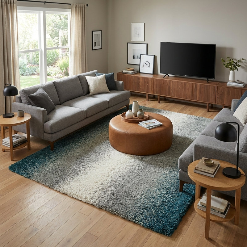  Cloud Soft Touch Shag Rug, Rectangle 7'10" x 10'