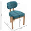 Ensemble de 2 chaises de ferme modernes et robustes pour la cuisine et la salle à manger-1744084653