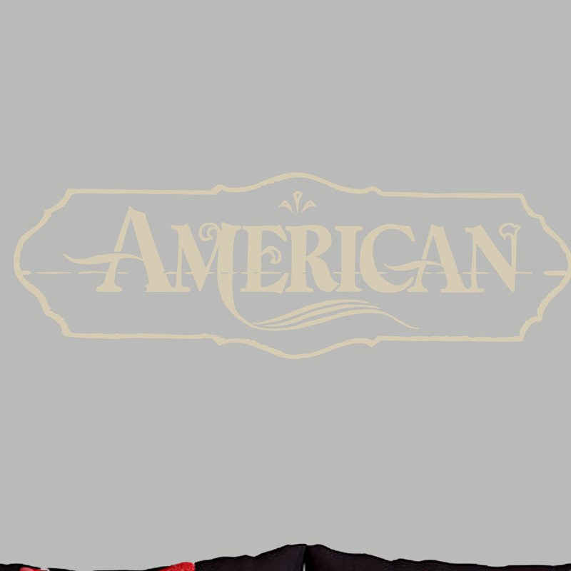 Décalcomanie murale american Flemings, Beige clair