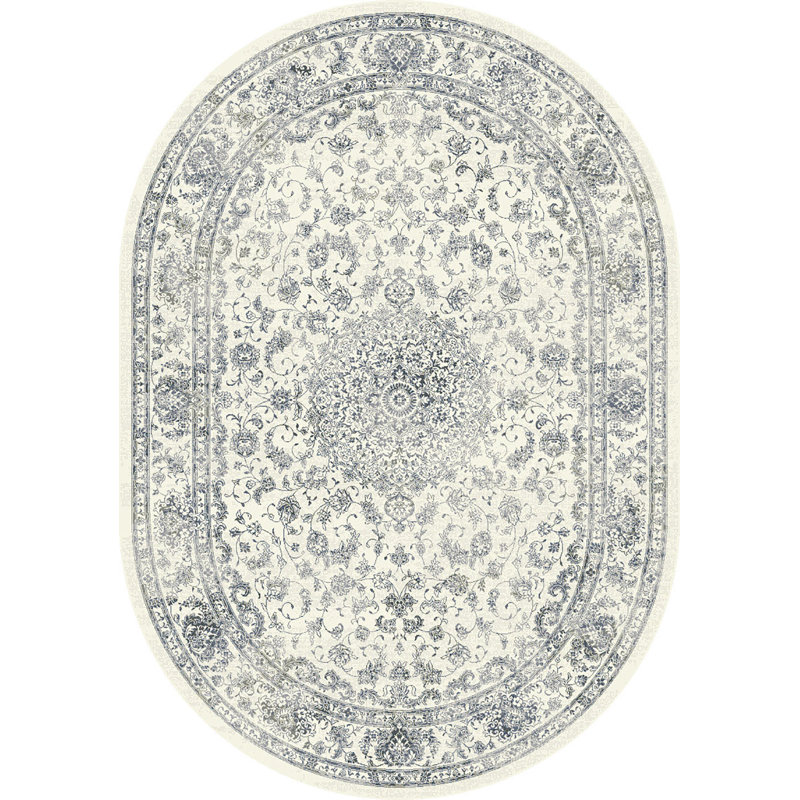 Attell Floral Indoor Rug, Oval 6'7" x 9'6"