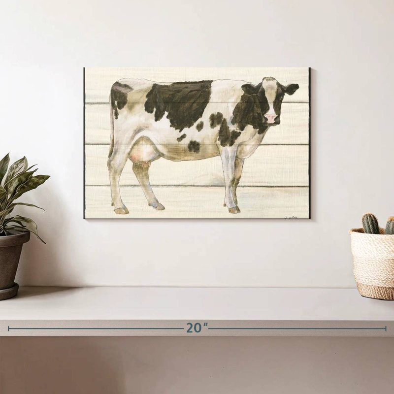 Brampt Country Cow I, H 8 po x l 12 po