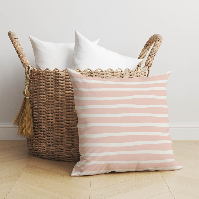 Coussin Spinal Row, Rose, H 20 po x l 20 po