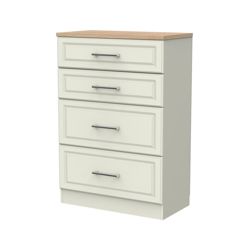 Fully Assembled Jossi 4 Drawer 76.5Cm W Chest of Drawers