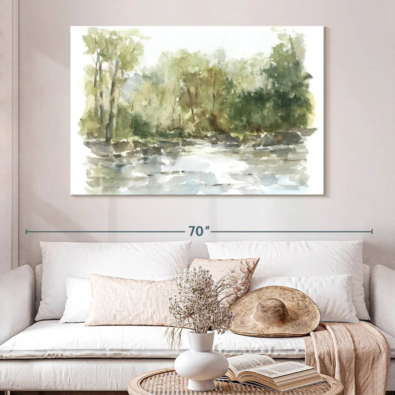 Avery Wooded Stream I, 34" H x 51" W