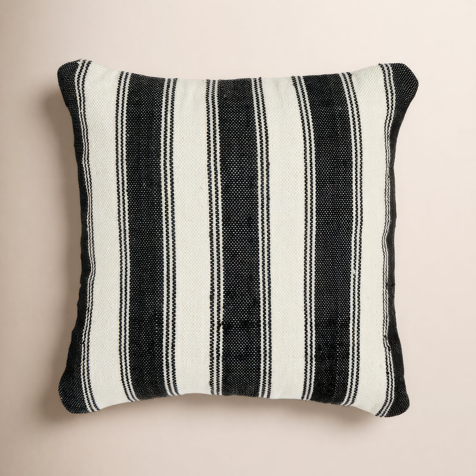 Ditmar Striped Indoor/Outdoor Throw Pillow, 20" H x 20" W, Square