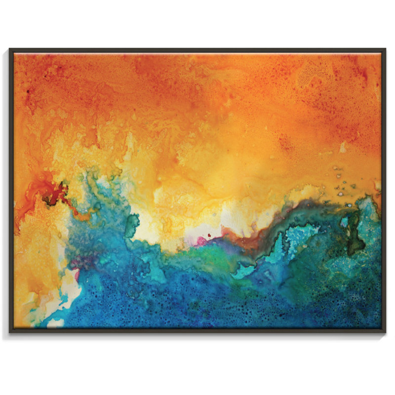 Jennifer Webb - Painting on Canvas, Black, 51cm H x 102cm W