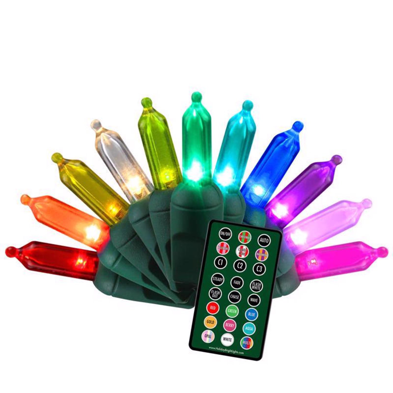 Guirlande de lumières multicolores 50 pi.