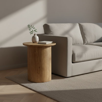 Table d'appoint Astro Oak, brun