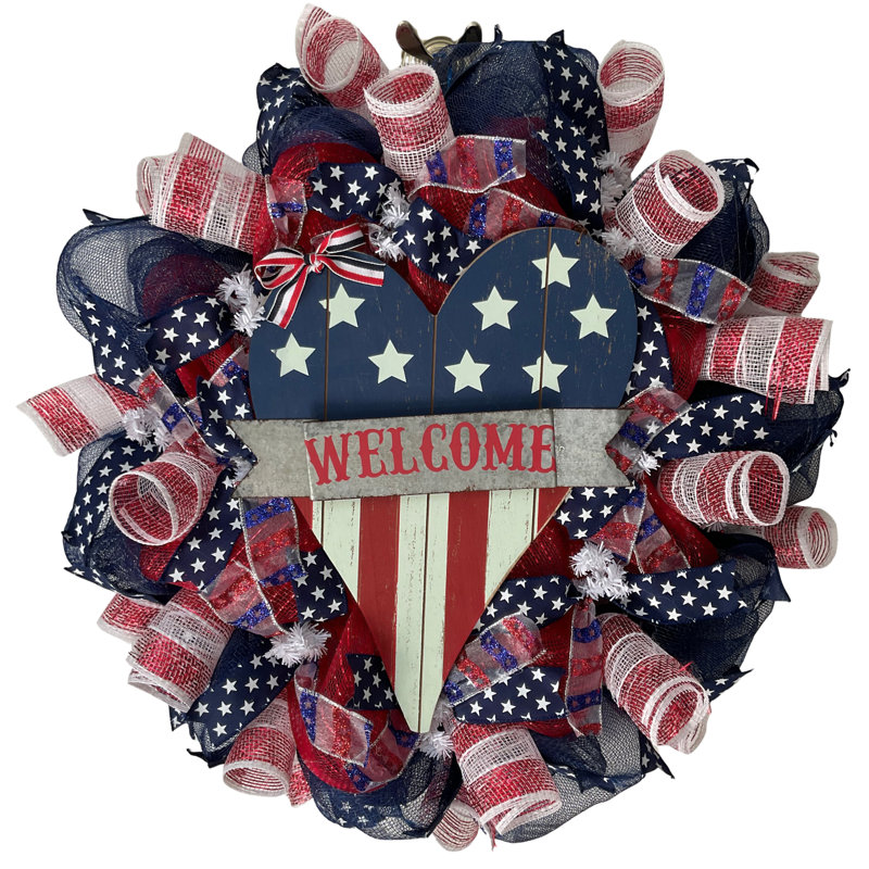 Couronne patriotique de bienvenue