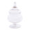 Pot d'apothicaire intérieur / extérieur en verre transparent 10,25 po Portleven