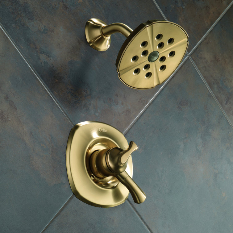 Addison Diverter Shower Faucet with Lever Handle and Monitor