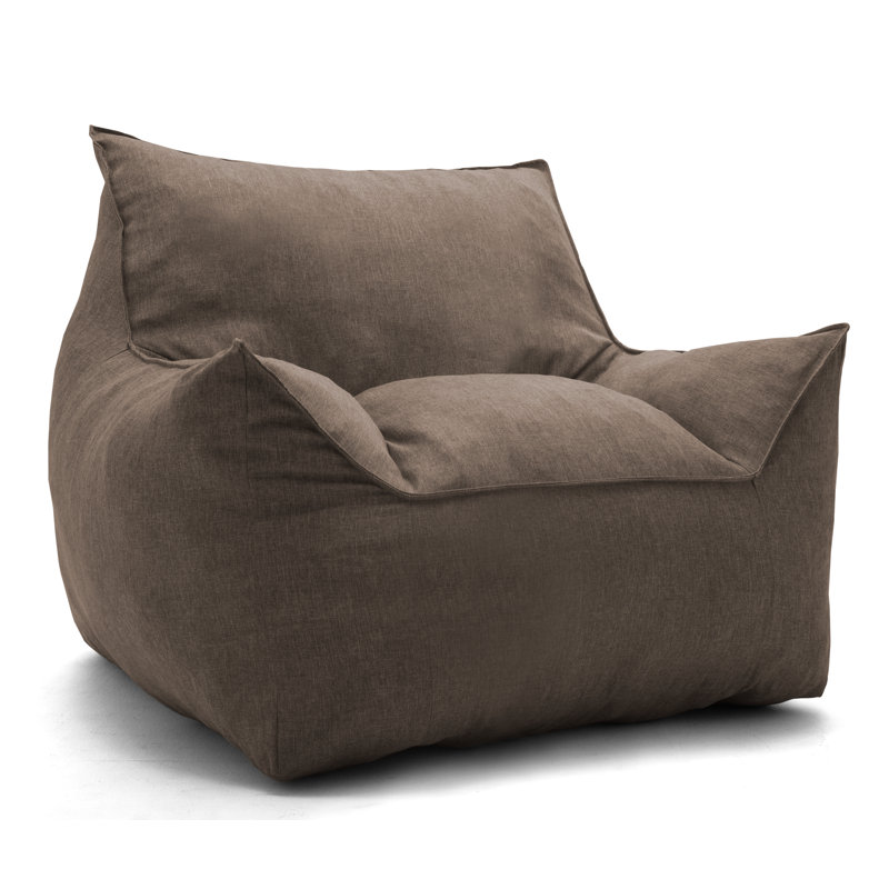 Canapé sac de pois Big Joe Imperial, Polyester bleu pacifique, 34" H x 47" W x 45" D
