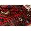 Tapis unique en laine noué à la main nouvel âge rouge 3 pi 4 po x 4 pi 7 po Noem