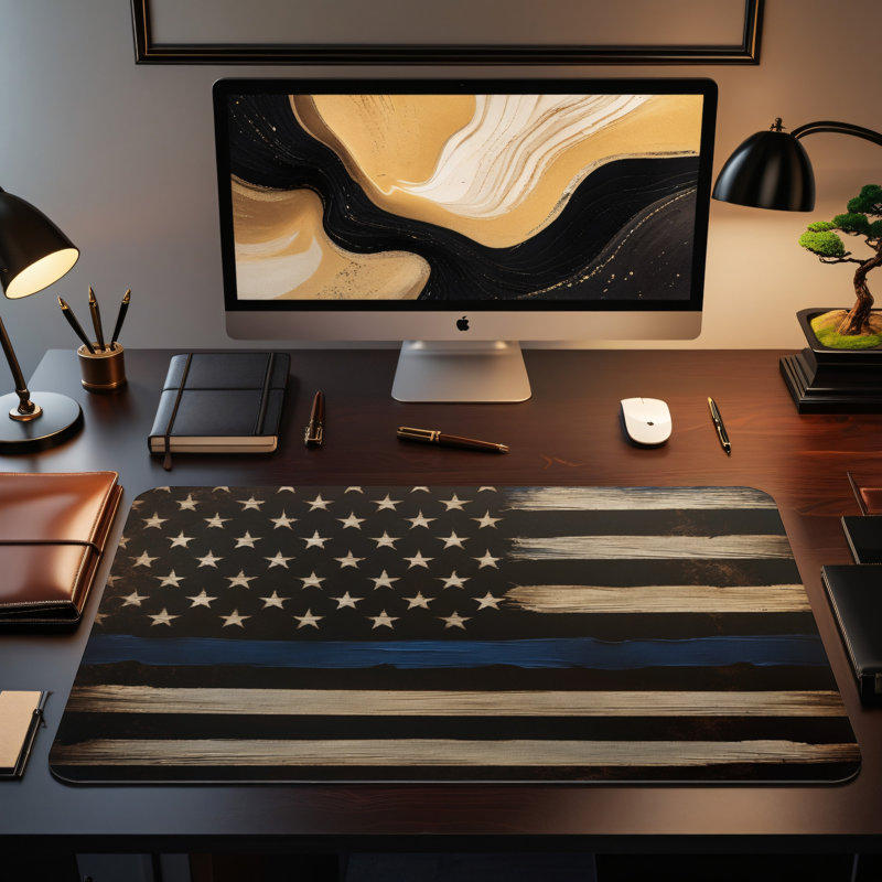 Polyester Desk Pad, 31.5x15.5