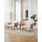 Linen Accent Chairs, Mid-Century Modern Armchair with Wood Legs-382355470
