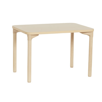 Rectangle All-Purpose Activity Table with Wood Legs