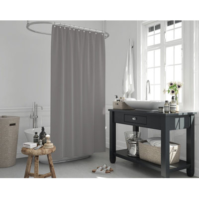 Shower Curtain with Hooks Included