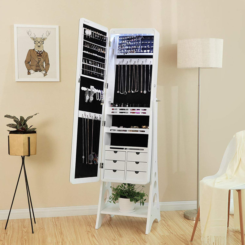 Dario Freestanding Jewelry Armoire