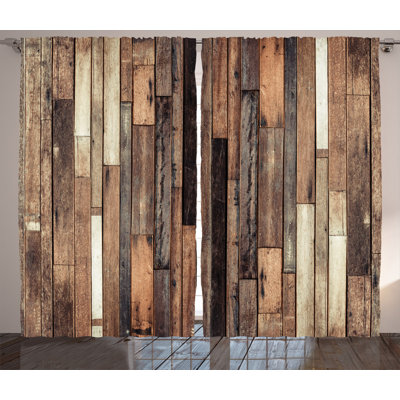 Semi Sheer Curtain Pair
