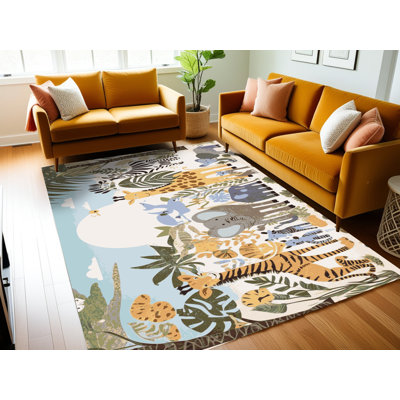 Tapis lavable Indigo