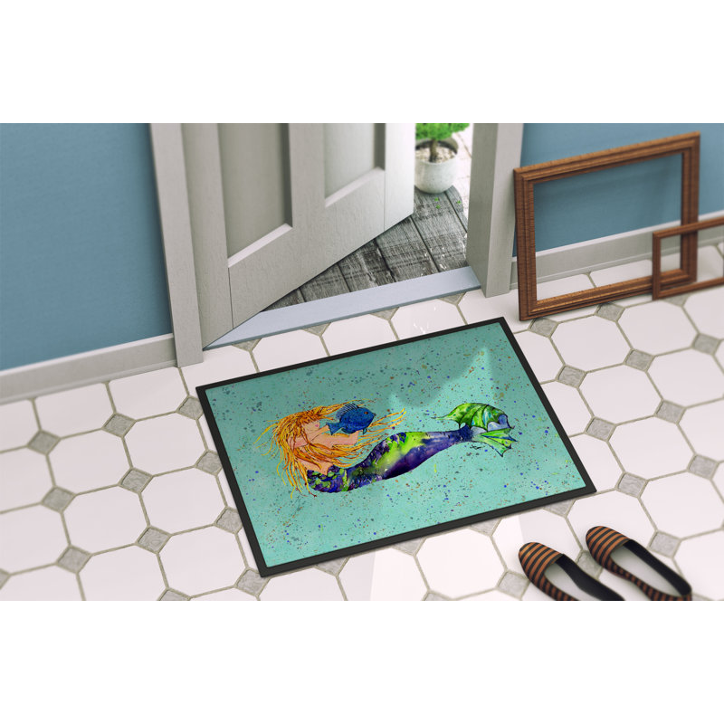 Fuqua Non-Slip Indoor Doormat, Rectangle 1'6" x 2' 3"