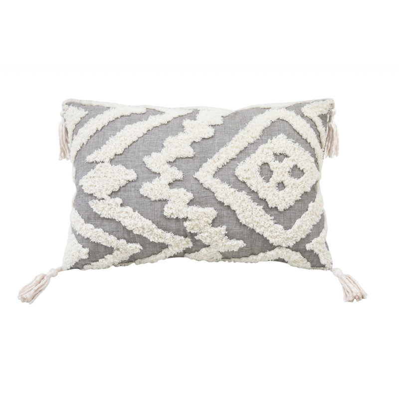 Housse de coussin rectangulaire en polyester