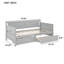 Wood Daybed With Two Storage Drawers-262917138