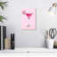 Impression sur toile rose martini-1817565576