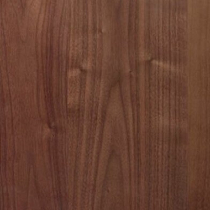 Entwine Round Dining Table, Black, 30"H x 48"L x 48"W, Natural Walnut
