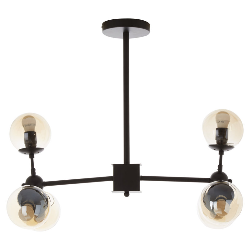 Kane 6 - Light Black Sphere Pendant