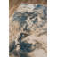 Tapis abstrait bleu / beige Kinyon-29328526