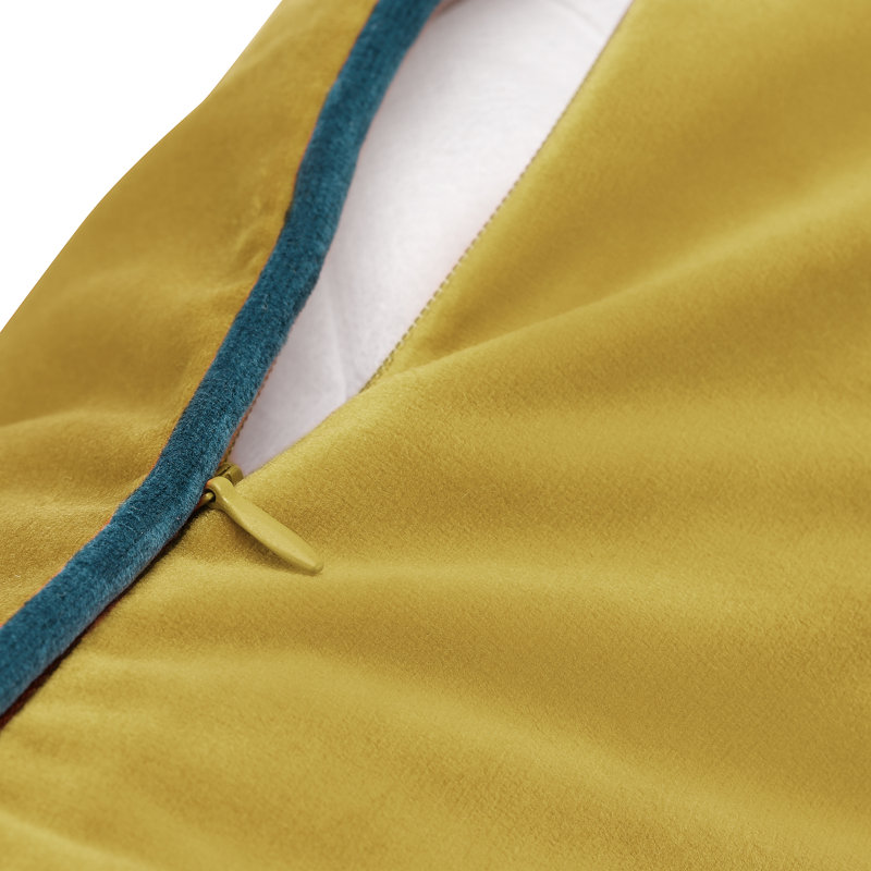 Meridian Square Throw Cushion, Moss/Emerald