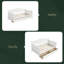 Lit de jour simple en bois avec 2 tiroirs, canapé-lit pour le salon de la chambre à coucher, aucun sommier nécessaire-1413150911