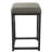 Upholstered Counter Stool with Metal Frame